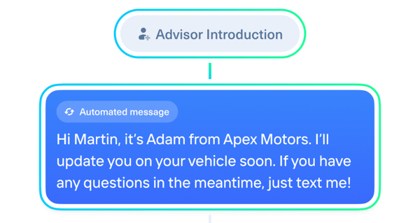 Automate advisors messages