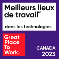 Meilleurs lieux de travail dans les Technologies - 2023